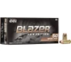 CCI Blazer Brass Pistol Ammo 40 S W 165 gr  FMJ Flat Nose 50 rd 
