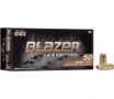 CCI Blazer Brass Pistol Ammo 40 S W 180 gr  FMJ Flat Nose 50 rd 