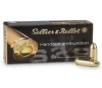 Sellier   Bellot Full Metal Jacket 9mm Ammo 124 gr 50 Round Box