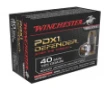 WINCHESTER 40 S W Defender 40 S W 165 gr Bonded Jacket Hollow Point 20 Bx 10 Cs