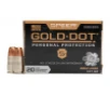 Speer Ammo 23619GD Gold Dot Personal Protection 9mm 147 GR Hollow Point 20 Bx  10 Cs
