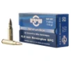 PPU Standard Rifle Ammo  6 8SPC  115 Grain  Full Metal Jacket Boat Tail  20 Round Box