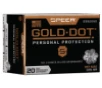 Speer Ammo Gold Dot Personal Protection  357 MAG 125 GR Hollow Point 20 Bx  10 Cs