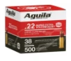AGUILA  22 LR HOLLOW PNT 38G CPHP 500RD BOX 4 PER CS