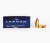 9mm     115 gr TMJ     Speer Lawman  53650      1000 Rounds