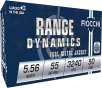 FIOCCHI 5 56x45mm NATO  Range Dynamics 