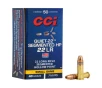 CCI Quiet-22 Segmented HP  22 LR 40 Grain Rimfire Rifle Ammo