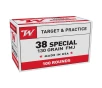 Winchester  38 Special 130 Grain FMJ Centerfire Handgun Ammo - 100 Rounds
