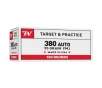 Winchester  380 ACP 95 Grain FMJ Centerfire Handgun Ammo - 100 Rounds