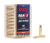 CCI  22 WMR 40 Grain TMJ Rimfire Ammo