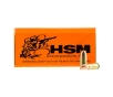 HSM Training 9mm Luger 115 Grain Handgun Ammo