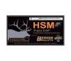 HSM Trophy Gold  308 Winchester 185 Grain Boat Tail Hollow Point Centerfire Rifle Ammo
