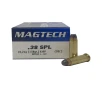 Magtech Sport Shooting  38 Special 158 Grain Semi-Jacketed Soft Point Handgun Ammo