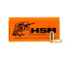 HSM Training 9mm Luger 124 Grain Handgun Ammo