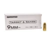 Ammo Inc  Target  Range 9mm Luger 115 Grain Handgun Ammo