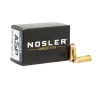 Nosler Match Grade JHP 9mm Luger 115 Grain 1170 Velocity Handgun Ammo