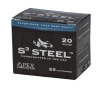 Apex Waterfowl S3 Steel Shotshells - 20 Ga  - 1 oz  - 2 Shot - 25 Rounds