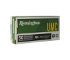 Remington UMC  40 S ampW 180 Grain FMJ Handgun Ammo - 50 Rounds