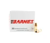 Barnes Defense 9mm Luger 115 Grain JHP Centerfire Handgun Ammo