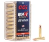 Maxi-Mag TMJ  22 WMR  40 Grain  Total Metal Jacket  1875 fps