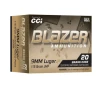Blazer Brass HP  9mm Luger  115 Grain  Jacketed Hollow Point  1145 fps