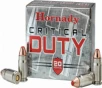 Hornady 90216 Critical Duty 9mm Luger  P 124 GR FlexLock - 20rd Box