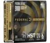 Federal P9HST3S Premium Personal Defense 9mm Luger 124 gr HST Jacketed Hollow Point - 20rd Box
