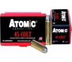 Atomic 00434 Pistol 45 Colt  LC  200 gr Lead Round Nose Flat Point  LRNFP  - 50rd Box