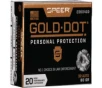 Speer Ammo 23604GD Gold Dot Personal Protection 32 ACP 60 gr Hollow Point  HP  - 20rd Box