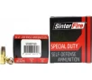 SinterFire Inc SF38075SD Special Duty  SD  380 ACP 75 GRLead Free Frangible Hollow Point 20 Per Box