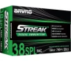 Ammo Inc 38158TMCSTRKGRN50 Streak Visual  GREEN  38Special 158 GR Total Metal Case 50 Per Box