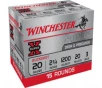 Winchester Ammo XB203VP Super X 20 Gauge 2 75  20 Pellets 3 Buck Shot  Value Pack  - 15sh Box