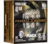 Federal PD40P1 Premium Personal Defense Punch 40 S W 165 gr Jacketed Hollow Point  JHP  - 20rd Box