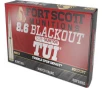 Fort Scott Munitions 86BLK285SCV2SS Tumble Upon Impact  TUI  8 6 Blackout 285 GRSolid Copper Spun 20 Per Box