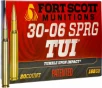 Fort Scott Munitions 3006168SCV Tumble Upon Impact  TUI  Rifle 30-06 168 GRSolid Copper Spun 20 Per Box  10 Case - 20rd Box