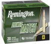 Remington Ammunition 26852 Premier Match 260 Rem 140 GRSierra MatchKing Boat Tail Hollow Point 20 Per Box  10 Cs - 20rd Box