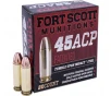 Fort Scott Munitions 450-180-SCV Tumble Upon Impact  TUI  45 ACP 180 gr Solid Copper Spun - 20rd Box