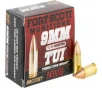 Fort Scott Munitions 9MM-125-SCVSS Tumble Upon Impact  TUI  9mm Luger Subsonic 125 gr Solid Copper Spun - 20rd Box
