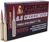Fort Scott Munitions 65CM-123-SCV1-1 6 5 Creedmoor 123 GR SCS TUI - 20rd Box