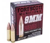 Fort Scott Munitions 9MM-115-SCVNIC Tumble Upon Impact  TUI  9mm Luger 115 gr Solid Copper Spun  Nickel-Plated  - 20rd Box