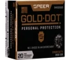 Speer Ammo 54000GD Gold Dot Personal Protection 10mm Auto 200 gr Hollow Point  HP  - 20rd Box