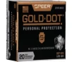 Speer Ammo 23918GD Gold Dot Personal Protection 357 Sig 125 gr Hollow Point  HP  - 20rd Box