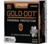 Speer Ammo 23970GD Gold Dot Personal Protection 40 S W 165 gr Hollow Point  HP  - 20rd Box