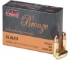 PMC 25A Bronze 25ACP Target Ammunition 50 GR FMJ  Brass Cased - 50 Round