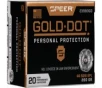 Speer Ammo 23980GD Gold Dot Personal Protection 44 S W Spl 200 gr Hollow Point  HP  - 20rd Box