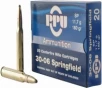 PPU PP30063 Standard Rifle 30-06 180 GR Soft Point - 20rd Box