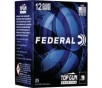 Federal TGS12878 Top Gun Sporting 12GA 2 75  1oz  8 Shot - 25sh Box