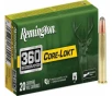 Remington Ammunition R27742 360 Buckhammer 180 GRSoft Point Core-Lokt  SPCL  - 20rd Box