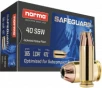 Norma 801407887 40 S W 165 GR Jacketed Hollow Point Safeguard - 50rd Box