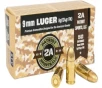 Patriot Sports LLC P9MM124F 9mm Luger 124 GRFull Metal Jacket 50 Per Box